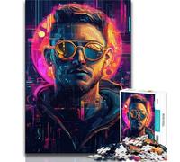 Jigsaws Puzzles 1000 Pieces for Adults Gifts Bitcoin Logo,Family Game Stress Reliever Difficult Challenge Suitable for Couples 38x26cm