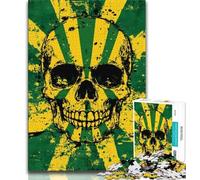 Jigsaws Puzzles 1000 Pieces for Adults Gifts British Flag Skull 1000 Pieces for Adults,for Educational Game Challenge Toy Birthday Present, Gifts, Wall Art 38x26cm