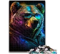 Jigsaws Puzzles 1000 Pieces for Adults Gifts Brown Bear Boxer Educational Stress Relief Toy Gifts for Friends And Family 50x75cm