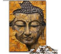 Jigsaws Puzzles 1000 Pieces for Adults Gifts Buddha Oil Painting, Family Game Stress Reliever Difficult Challenge A Work of Art for Ages 14+ (Size 50x75cm)