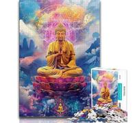 Jigsaws Puzzles 1000 Pieces for Adults Gifts Buddha Statues 1000 Piece Jigsaw,Stress Reliever Difficult Challenge Suitable for Desktop Decoration (size 38x26cm)