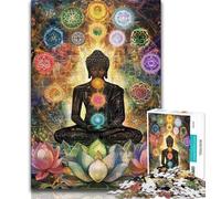 Jigsaws Puzzles 1000 Pieces for Adults Gifts Buddha Statues,Educational Games Home Decoration Educational Game for Birthday,Chrismas (38x26cm)