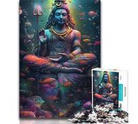 Jigsaws Puzzles 1000 Pieces for Adults Gifts Buddha,Stress Reliever Staycation Kill Time with Matching Poster And Trivia Sheet (38x26cm)