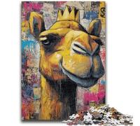 Jigsaws Puzzles 1000 Pieces for Adults Gifts Camel Art for Age 14+ Challenging To Complete But Fun And Humorous Great Gifts And Toys 26x38cm