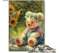 Jigsaws Puzzles 1000 Pieces for Adults Gifts Cartoon Teddy Bear, for 14+ Challenging Game As A Gift for The Whole Family And Friends (size 26x38cm)