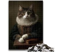 Jigsaws Puzzles 1000 Pieces for Adults Gifts Cat from An Aristocratic Family Challenging Game Gifts for Is Ideal As A Gift for The Whole Family 50x75cm