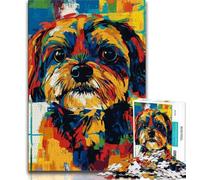 Jigsaws Puzzles 1000 Pieces for Adults Gifts Cavapoo Dog,Learning Educational Toys Family Games Unique Birthday And Gifts 50x75cm