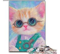 Jigsaws Puzzles 1000 Pieces for Adults Gifts Chef Cat, for 14+ Challenging Game As A Gift for The Whole Family And Friends (size 50x75cm)