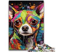 Jigsaws Puzzles 1000 Pieces for Adults Gifts Chimpanzee Graffiti 1000 Pieces for Teenagers,Fun Games Every Piece Is Unique - Challenging Family Fun Game (50x75cm)