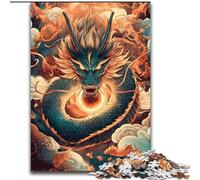 Jigsaws Puzzles 1000 Pieces for Adults Gifts Chinese Dragon, for 14+ Challenging Game As A Gift for The Whole Family And Friends (size 50x75cm)