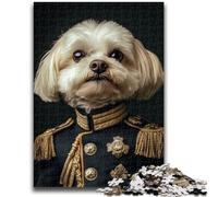 Jigsaws Puzzles 1000 Pieces for Adults Gifts Colonel Poodle Teenager Puzzles,Quiz Game Wall Decoration Unique Birthday And Xmas Gifts (26x38cm)