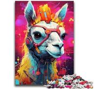 Jigsaws Puzzles 1000 Pieces for Adults Gifts Colorful Alpacas 1000 Pieces for Teenagers,Perfect for Game Nights, Colorful Toy for Home Gift (26x38cm)