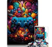 Jigsaws Puzzles 1000 Pieces for Adults Gifts Colorful Gamepad Puzzles for Adults,Learning Educational Toys Family Games Unique Birthday And Gifts (size 75x50cm)