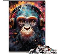 Jigsaws Puzzles 1000 Pieces for Adults Gifts Colorful Monkey,Family Activity Fun at Home Activities,Birthday Present,Travel Gifts 50X75CM