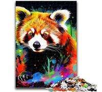 Jigsaws Puzzles 1000 Pieces for Adults Gifts Colorful Red Panda 1000 Pieces for Teenagers,Perfect for Game Nights, Colorful Toy for Home Gift (75x50cm)