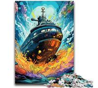 Jigsaws Puzzles 1000 Pieces for Adults Gifts Colorful Submarine 1000 Pieces for Teenagers,Fun Games Every Piece Is Unique - Challenging Family Fun Game (50x75cm)