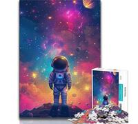 Jigsaws Puzzles 1000 Pieces for Adults Gifts Colourful Astronauts Adult Jigsaw,Learning Educational Toys Family Games Unique Birthday And Gifts (size 38x26cm)