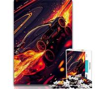 Jigsaws Puzzles 1000 Pieces for Adults Gifts Colourful Cool Sports Car 1000 Pieces for Teenagers,with Matching Poster And Trivia Sheet for Ages 14+ 38x26cm
