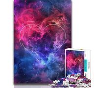 Jigsaws Puzzles 1000 Pieces for Adults Gifts Colourful Love Clouds 1000 Pieces for Teenagers,Perfect for Game Nights, Colorful Toy for Home Gift 26x38cm