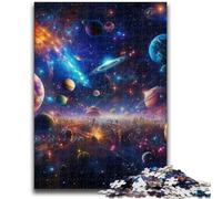 Jigsaws Puzzles 1000 Pieces for Adults Gifts Colourful Universe 1000 Pieces for Teenagers,Secret Santa Gifts for Age 14 Years Up (26x38cm)