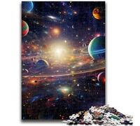Jigsaws Puzzles 1000 Pieces for Adults Gifts Colourful Universe Teenager Puzzles,Quiz Game Wall Decoration Unique Birthday And Xmas Gifts (75x50cm)