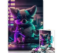 Jigsaws Puzzles 1000 Pieces for Adults Gifts Cool Puppet Teenager Jigsaw,Staycation Kill Time with Fully Interlocking Randomly Shaped Pieces (size 75x50cm)
