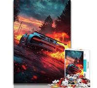 Jigsaws Puzzles 1000 Pieces for Adults Gifts Cool Sports Car,Stress Reliever Staycation Kill Time with Matching Poster And Trivia Sheet (38x26cm)