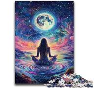 Jigsaws Puzzles 1000 Pieces for Adults Gifts Cosmic Girl Puzzles for Adults,Stress Reliever Staycation Kill Time Enhance Love between Couples (75x50cm)