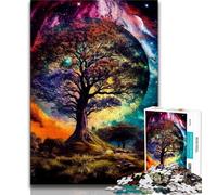 Jigsaws Puzzles 1000 Pieces for Adults Gifts Cosmic Tree of Life 1000 Piece Puzzle,Perfect for Game Nights, Colorful Toy for Home Gift (size 75x50cm)
