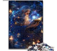 Jigsaws Puzzles 1000 Pieces for Adults Gifts Cosmic Wizard,Stress Reliever Staycation Kill Time Enhance Love between Couples 50X75CM