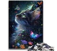 Jigsaws Puzzles 1000 Pieces for Adults Gifts Cute Kitten Teenager Puzzles,Quiz Game Wall Decoration Unique Birthday And Xmas Gifts (26x38cm)