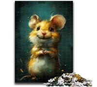 Jigsaws Puzzles 1000 Pieces for Adults Gifts Cute Little Yellow Tiger Challenging Game Gifts for Is Ideal As A Gift for The Whole Family 50x75cm