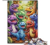 Jigsaws Puzzles 1000 Pieces for Adults Gifts Dinosaur, Family Game Stress Reliever Difficult Challenge A Work of Art for Ages 14+ (Size 26x38cm)