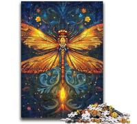 Jigsaws Puzzles 1000 Pieces for Adults Gifts Dragonfly for Age 14+ Challenging To Complete But Fun And Humorous Great Gifts And Toys 50x75cm