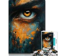 Jigsaws Puzzles 1000 Pieces for Adults Gifts Dream Eyes,Stress Reliever Difficult Challenge Every Piece Is Unique - Challenging Family Fun Game 38x26cm
