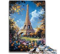 Jigsaws Puzzles 1000 Pieces for Adults Gifts Eiffel Tower Puzzles for Adults,Stress Reliever Staycation Kill Time Enhance Love between Couples (75x50cm)