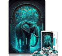 Jigsaws Puzzles 1000 Pieces for Adults Gifts Elephant Mythical World 1000 Piece Jigsaw,Enhance Love between Couples for Ages 14+ (size 38x26cm)