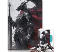 Jigsaws Puzzles 1000 Pieces for Adults Gifts Evil Knight,Toys Educational Games Stress Relieving Unique Home Decor And Gifts (75x50cm)