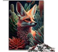 Jigsaws Puzzles 1000 Pieces for Adults Gifts Fantasy Animals Nature Fox, Learning Educational Toys Family Games Unique Birthday And Gifts (Size 26x38cm)