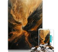 Jigsaws Puzzles 1000 Pieces for Adults Gifts Fantasy Black Phoenix Teenager Puzzles,for Educational Game Challenge Toy Birthday Present, Gifts, Wall Art (size 75x50cm)