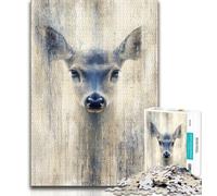 Jigsaws Puzzles 1000 Pieces for Adults Gifts Fantasy Deer,family Fun Games Fun at Home Activities,Birthday Present,Travel Gifts (38x26cm)