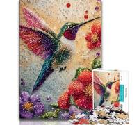 Jigsaws Puzzles 1000 Pieces for Adults Gifts Fantasy Diamond Hummingbird Puzzles for Teenagers,for Educational Game Challenge Toy Birthday Present, Gifts, Wall Art 26x38cm