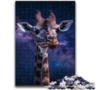 Jigsaws Puzzles 1000 Pieces for Adults Gifts Fantasy Giraffe 1000 Pieces for Teenagers,Secret Santa Gifts for Age 14 Years Up (26x38cm)