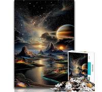Jigsaws Puzzles 1000 Pieces for Adults Gifts Fantasy Landscape Adult Jigsaw,Family Educational Games Home Decoration Gift (size 75x50cm)