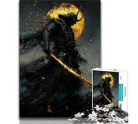 Jigsaws Puzzles 1000 Pieces for Adults Gifts Fantasy Ninja Warrior,Educational Games Home Decoration Unique Home Decor And Gifts (38x26cm)