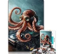 Jigsaws Puzzles 1000 Pieces for Adults Gifts Fantasy Octopus 1000 Pieces for Teenagers,Learning Educational Toys Family Games Unique Birthday And Gifts (size 75x50cm)