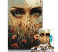 Jigsaws Puzzles 1000 Pieces for Adults Gifts Flower Eyes,Decompressing Intellectual Educational Toy Birthday Present,Gifts (75x50cm)
