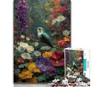 Jigsaws Puzzles 1000 Pieces for Adults Gifts Flowers And Birds,Vibrant And Unique Design Relaxing & Challenging Puzzle Experience (75x50cm)