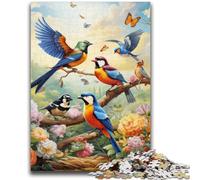 Jigsaws Puzzles 1000 Pieces for Adults Gifts Flowers Birds 1000 Pieces for Teenagers,Perfect for Game Nights, Colorful Toy for Home Gift (75x50cm)