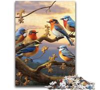 Jigsaws Puzzles 1000 Pieces for Adults Gifts Flowers Birds Teenager Puzzles,Quiz Game Wall Decoration Unique Birthday And Xmas Gifts (26x38cm)